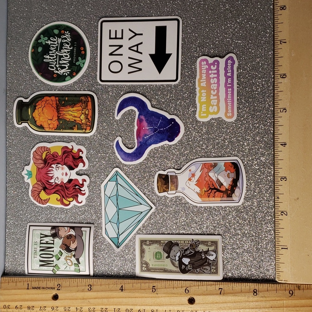 Set waterproof Sticker Taurus quote - Picture 2 of 7